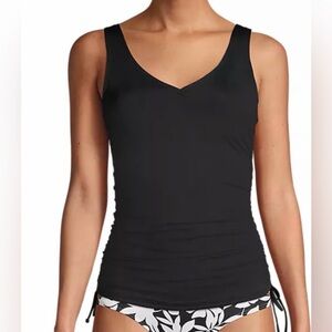 Lands' End Swim Tankini Top,
Adjustable side ties, 16DDD, never worn, underwire